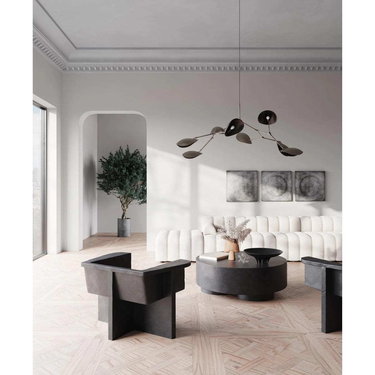 101 Copenhagen Big Foot coffee table big Ø110 cm Coffee – image 3