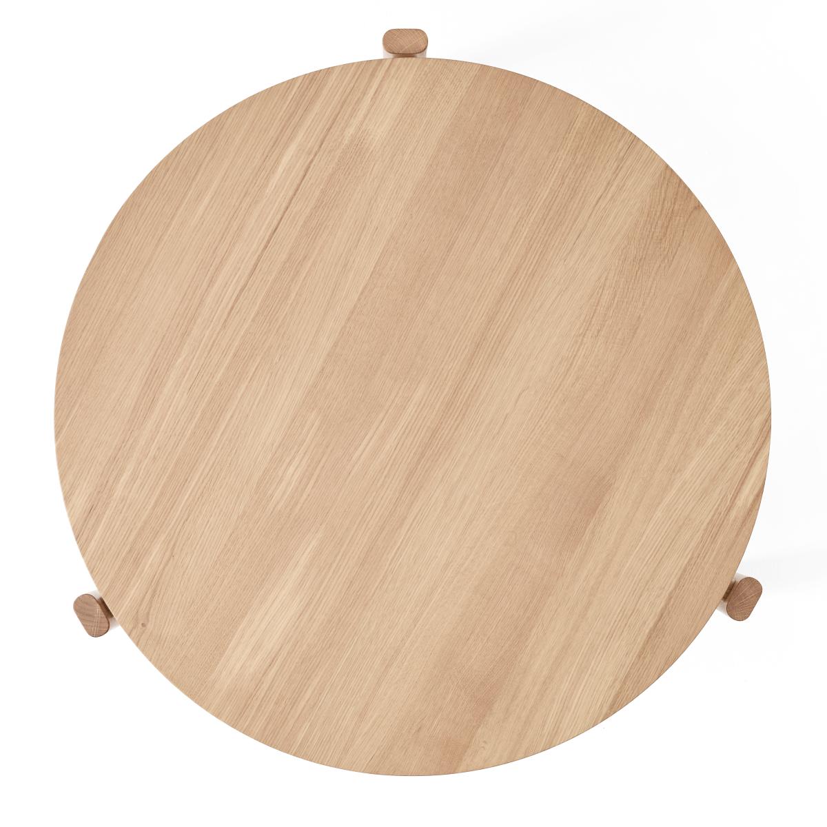 MENU Passage coffee tableØ70 cm Oak – image 4