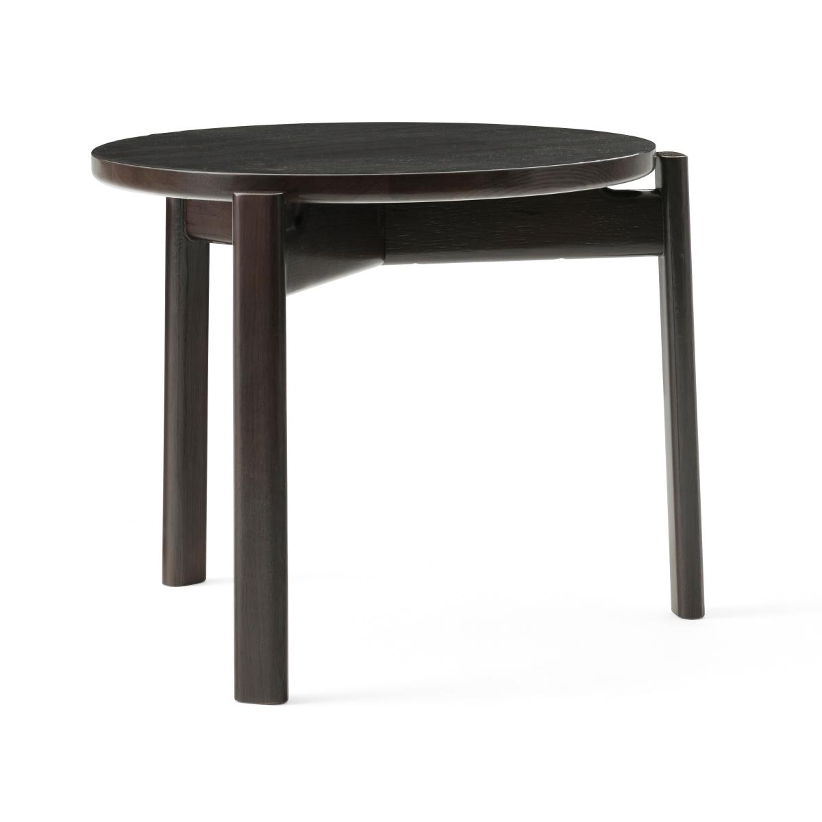 MENU Passage coffee tableØ50 cm Dark lacquered oak – image 2