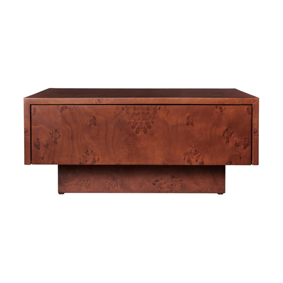 Ferm Living Burl storage coffee table 70x70 cm Dark stained burl – image 2