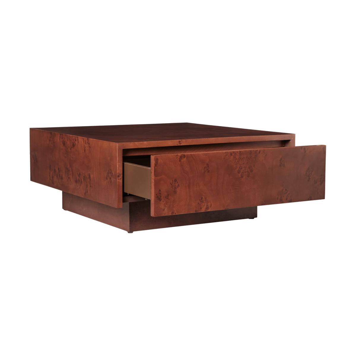 Ferm Living Burl storage coffee table 70x70 cm Dark stained burl – image 3