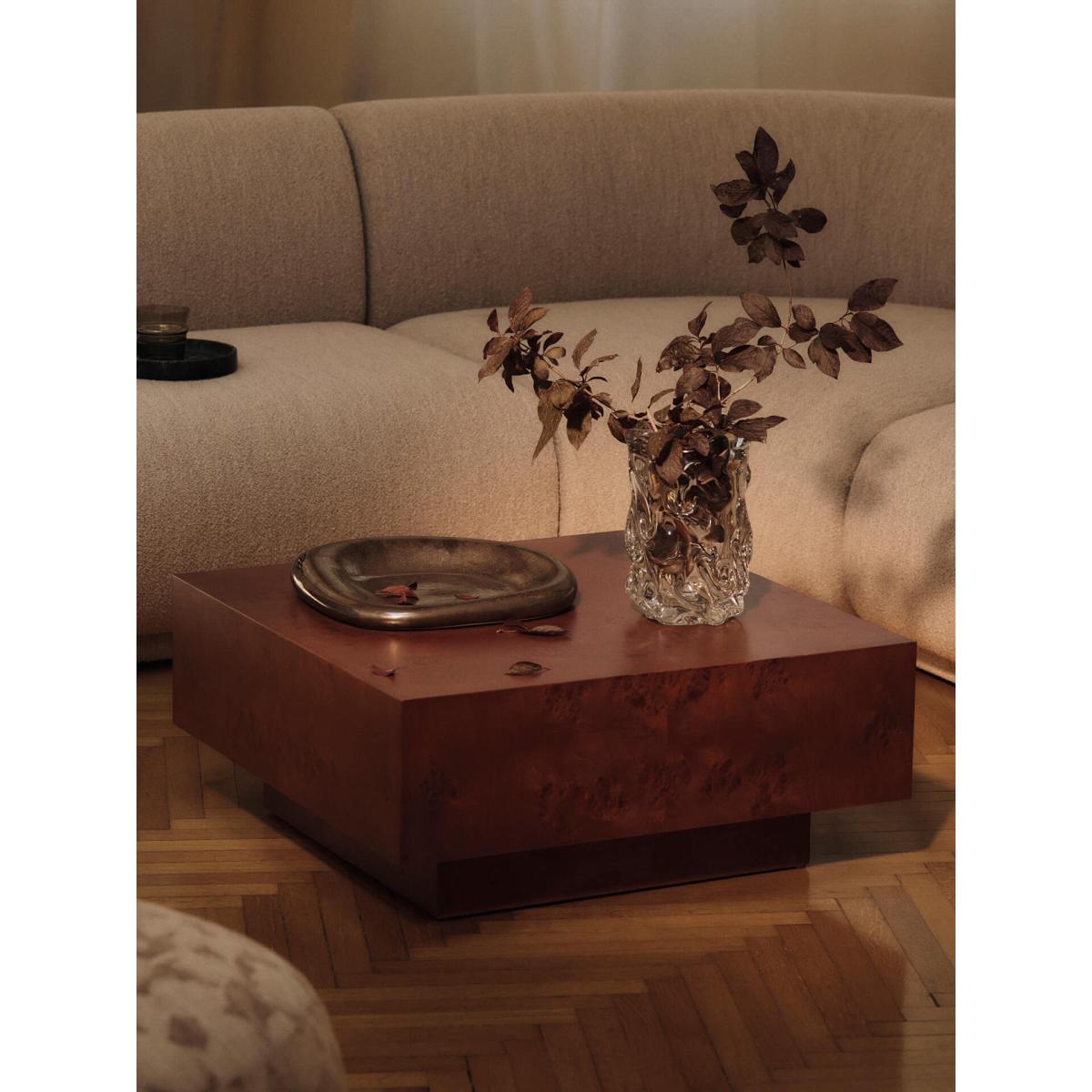 Ferm Living Burl storage coffee table 70x70 cm Dark stained burl – image 7