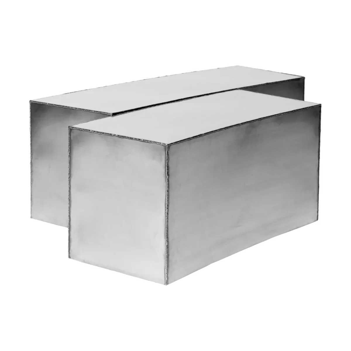 Ferm Living Ferra coffee table 2 pieces Stainless steel – image 6