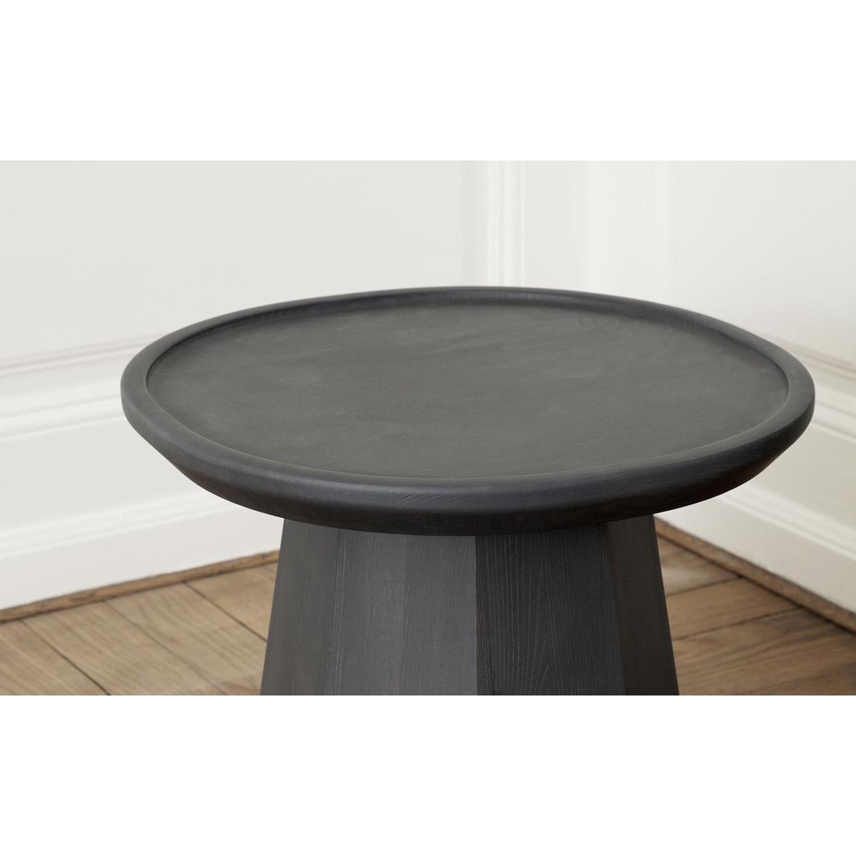 Normann Copenhagen Pine table small Ø45 cm H:40.6 cm Dark Grey – image 2