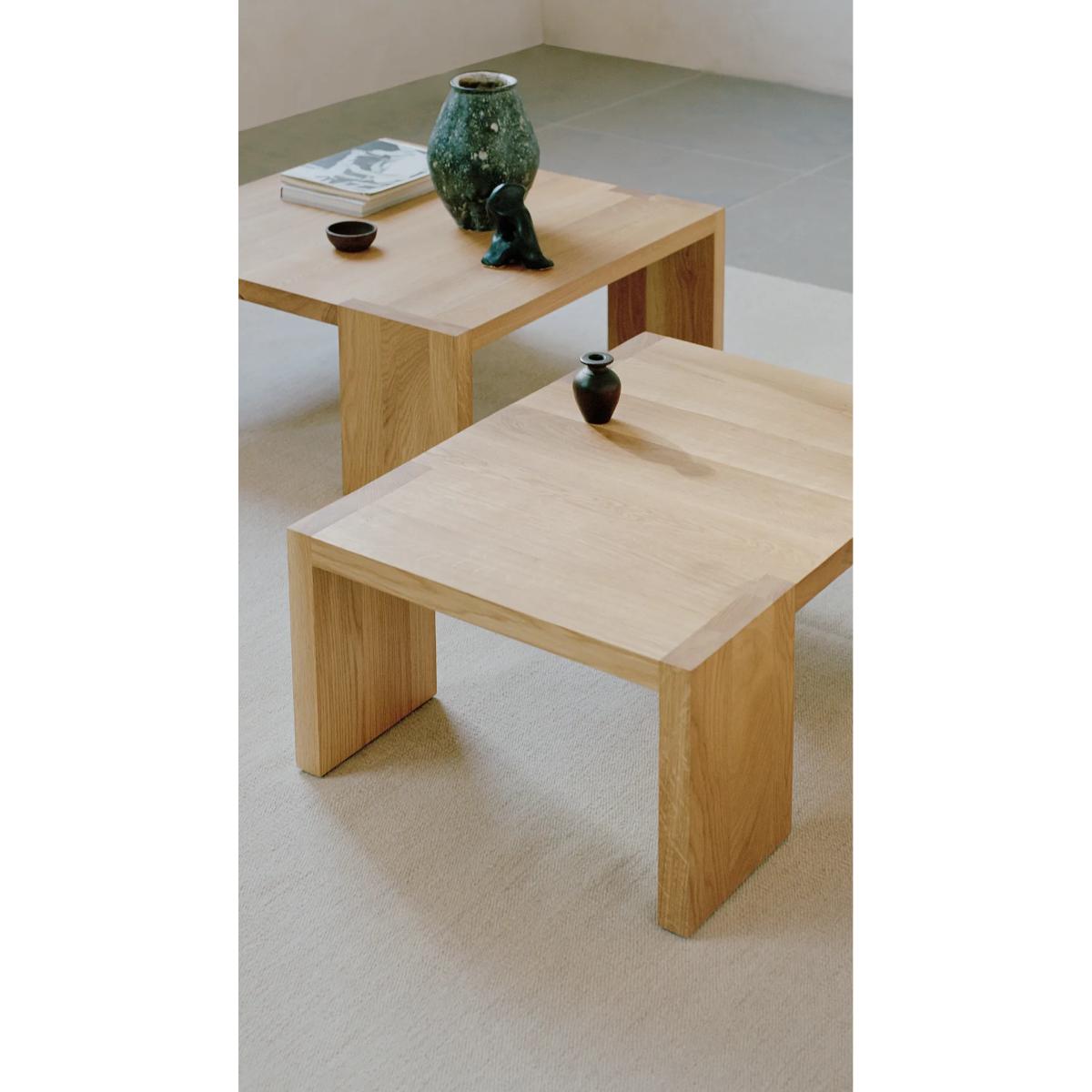 New Works Tennon coffee table Oak 61x43 cm – image 2