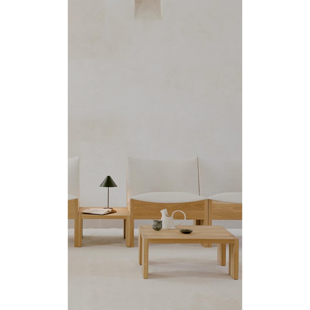 New Works Tennon coffee table Oak 61x43 cm – image 3