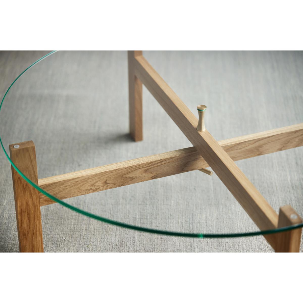 MOEBE Moebe Round coffee table Ø88 cm Oak – image 5