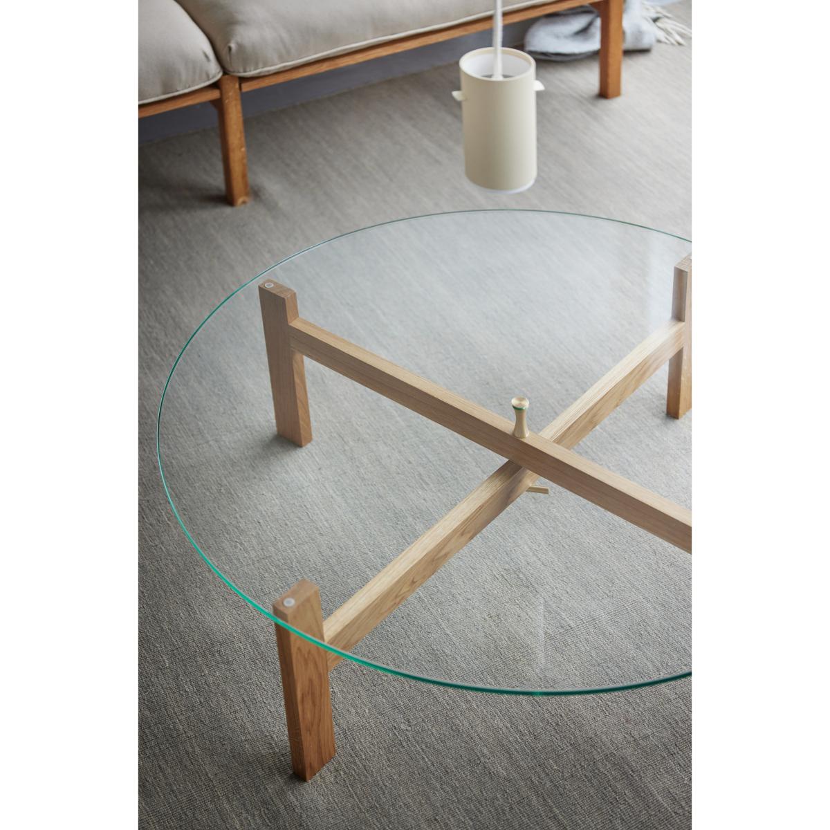 MOEBE Moebe Round coffee table Ø88 cm Oak – image 7