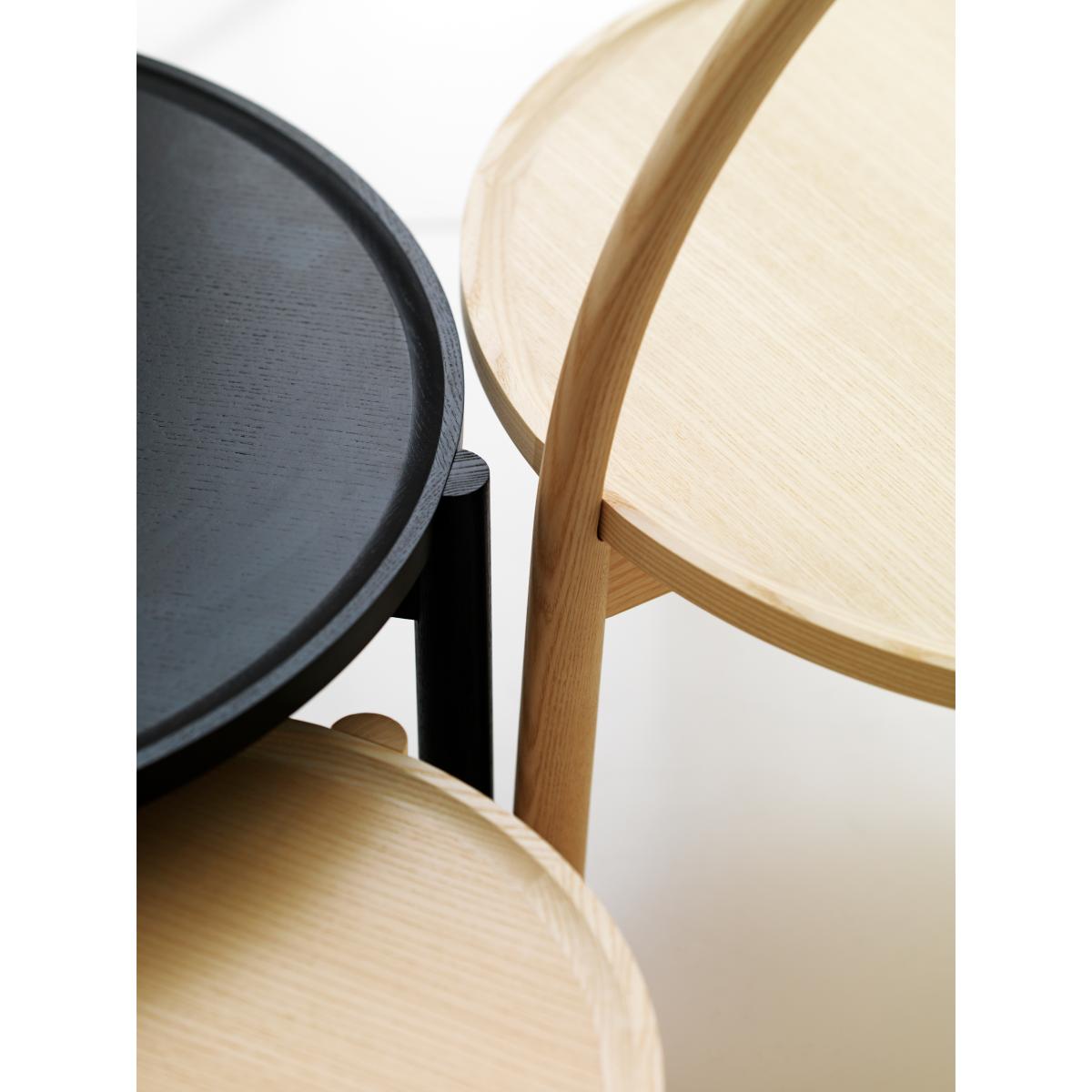 Gärsnäs Elna coffee table Ash-white-Ø60 cm with hanger – image 2