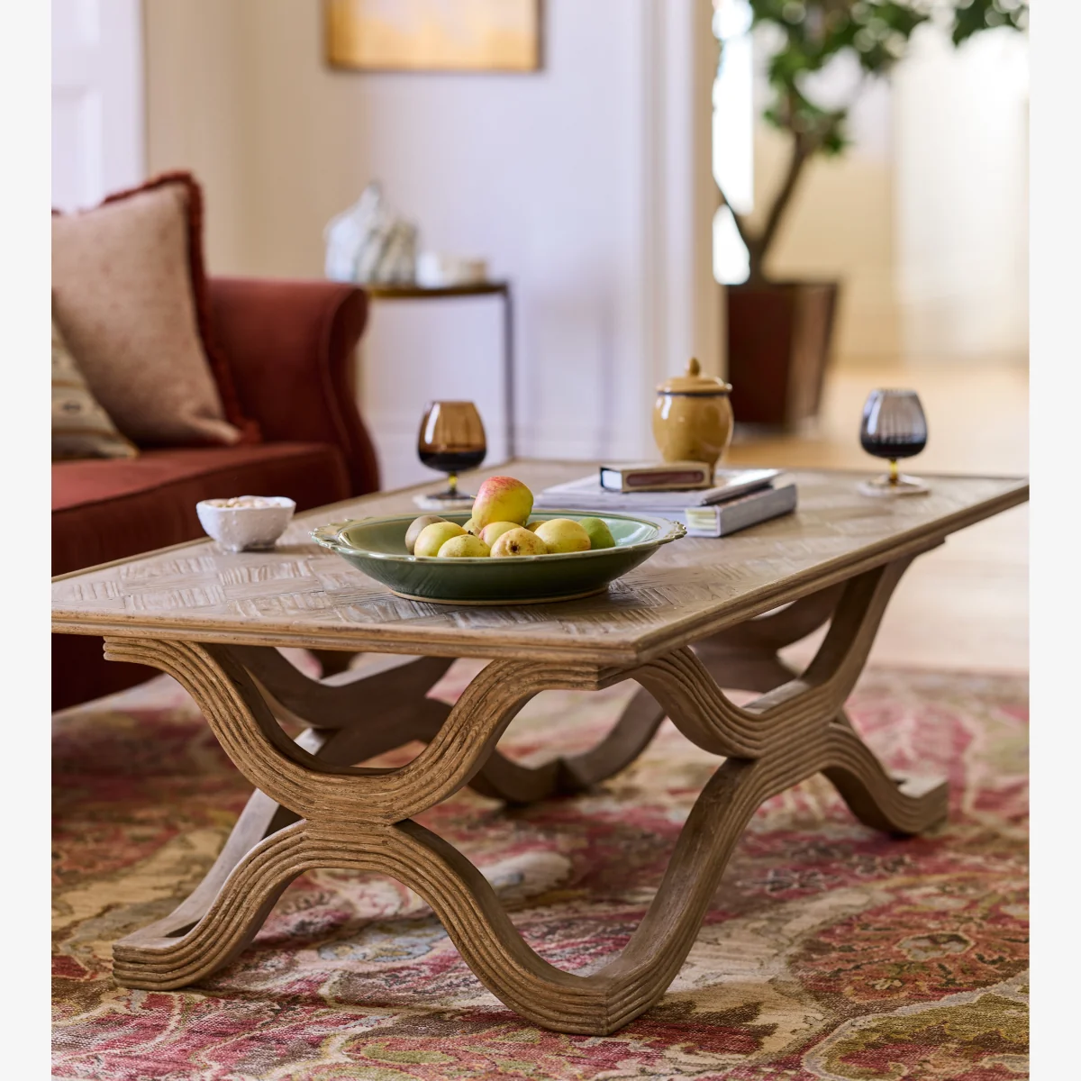 OKA, Chengdu Coffee Table - Washed Elm, Coffee Table – image 1
