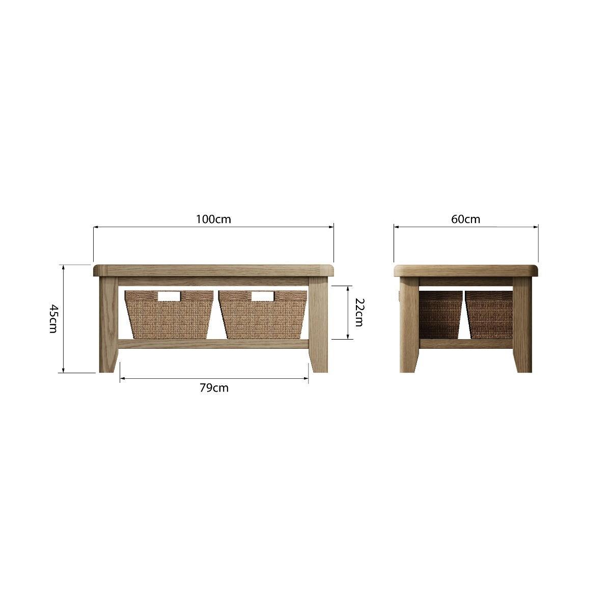 Estelle Oak Coffee Table – image 6