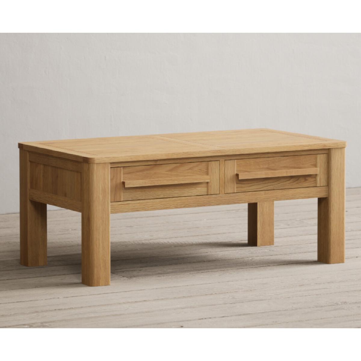 Eclipse Solid Oak Compact Coffee Table – image 3