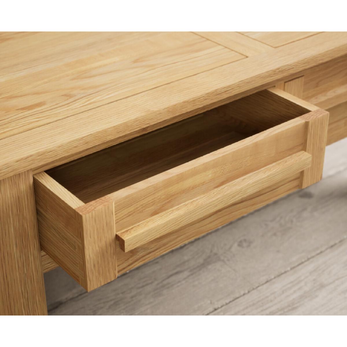 Eclipse Solid Oak Compact Coffee Table – image 4