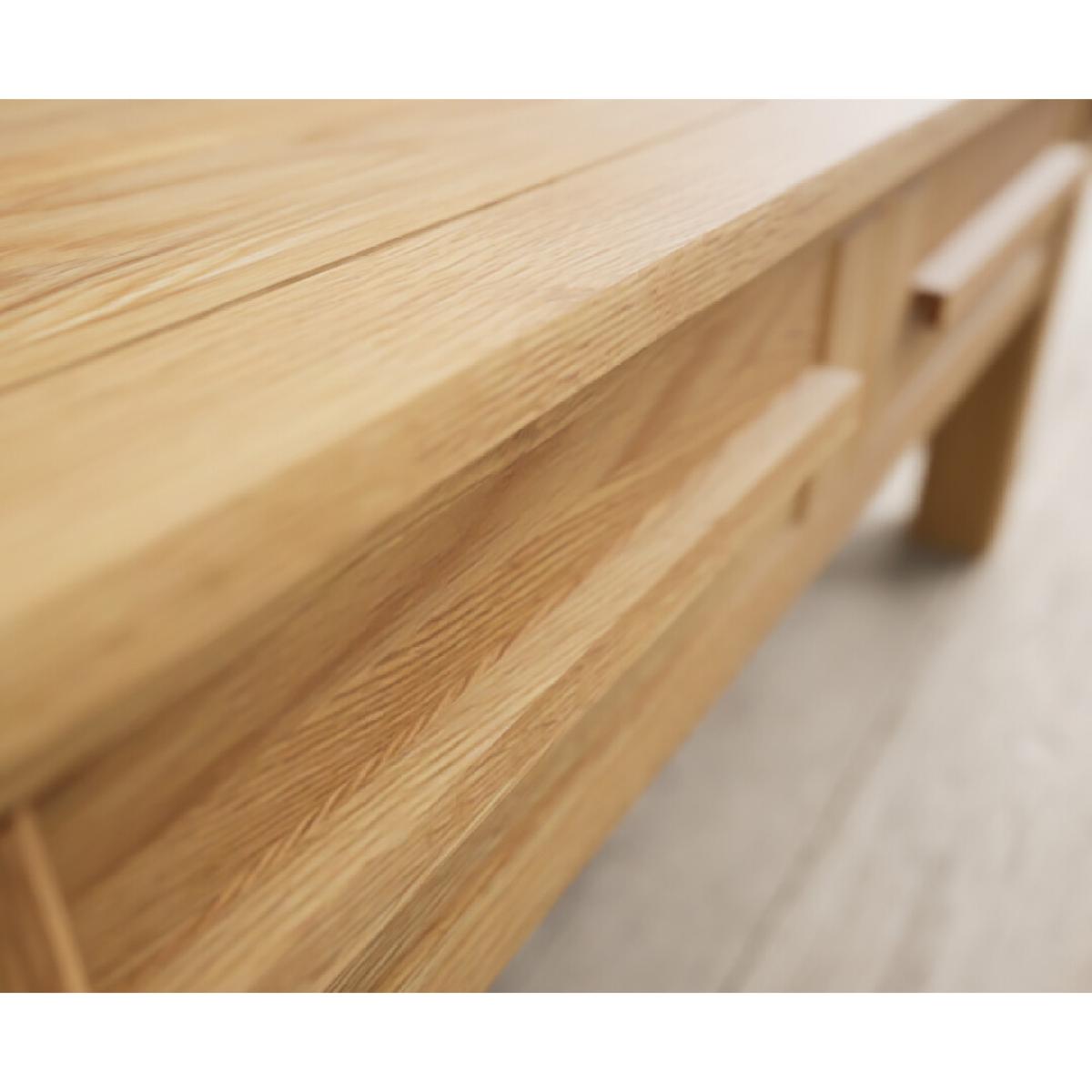 Eclipse Solid Oak Compact Coffee Table – image 5