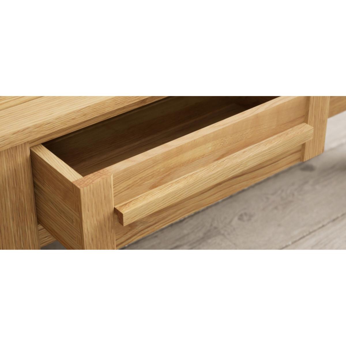 Eclipse Solid Oak Compact Coffee Table – image 7