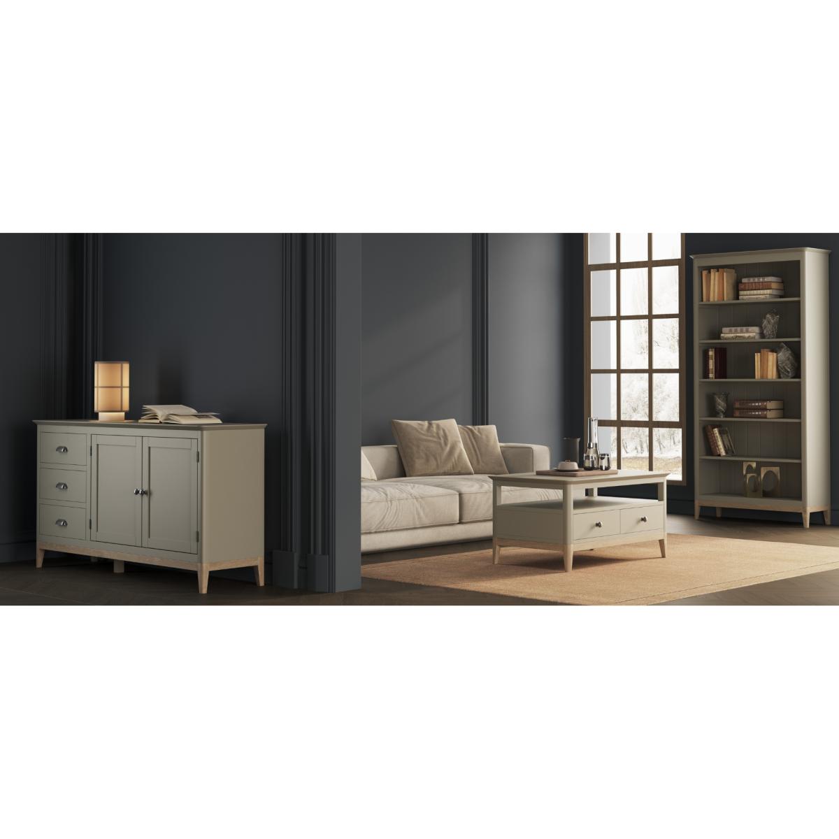 Ancona Oak and Soft Green Painted Nest Of Tables – image 10