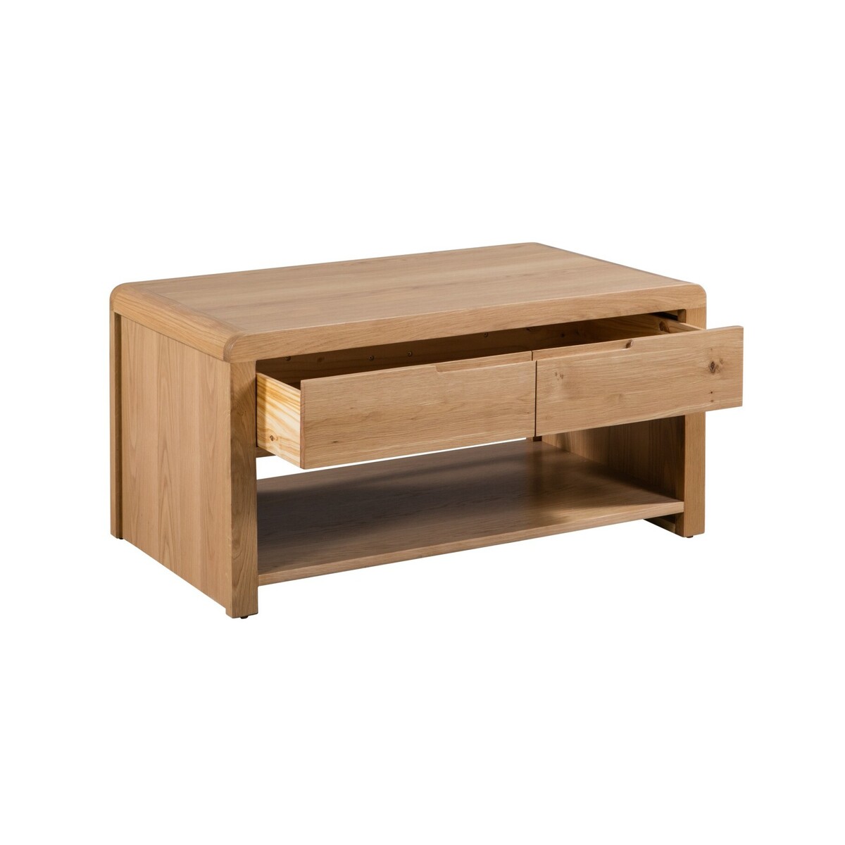 Curve Oak Coffee Table – image 3