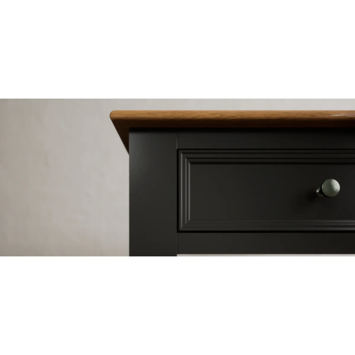Charlton Oak and Black Painted 4 Drawer Coffee Table – image 10