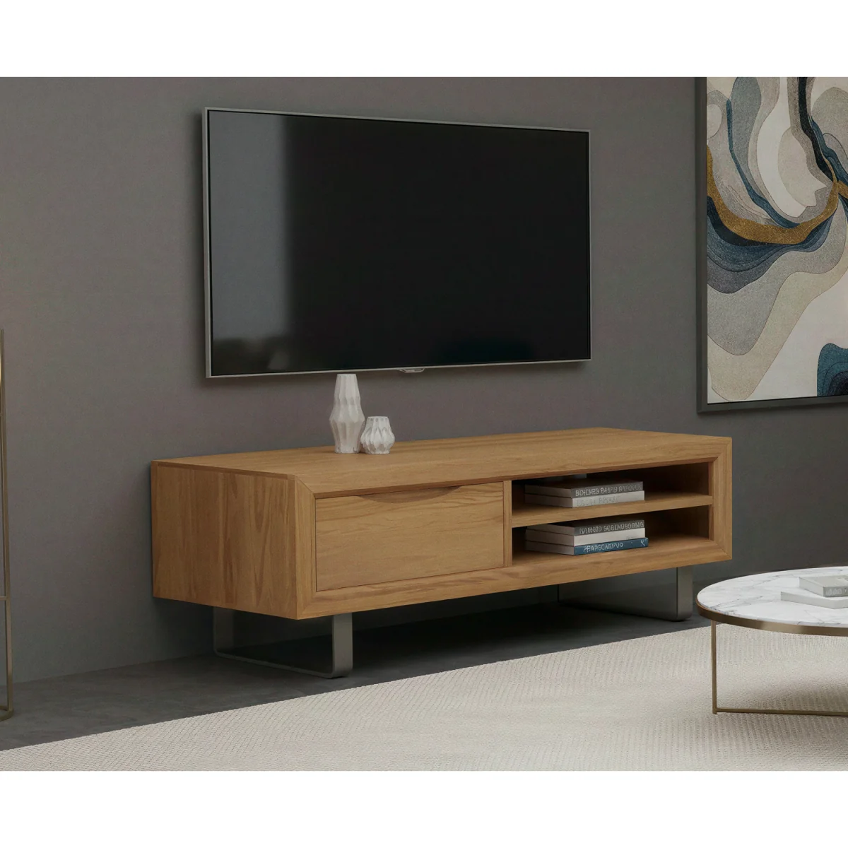 Parker Solid Oak Coffee Table – image 3