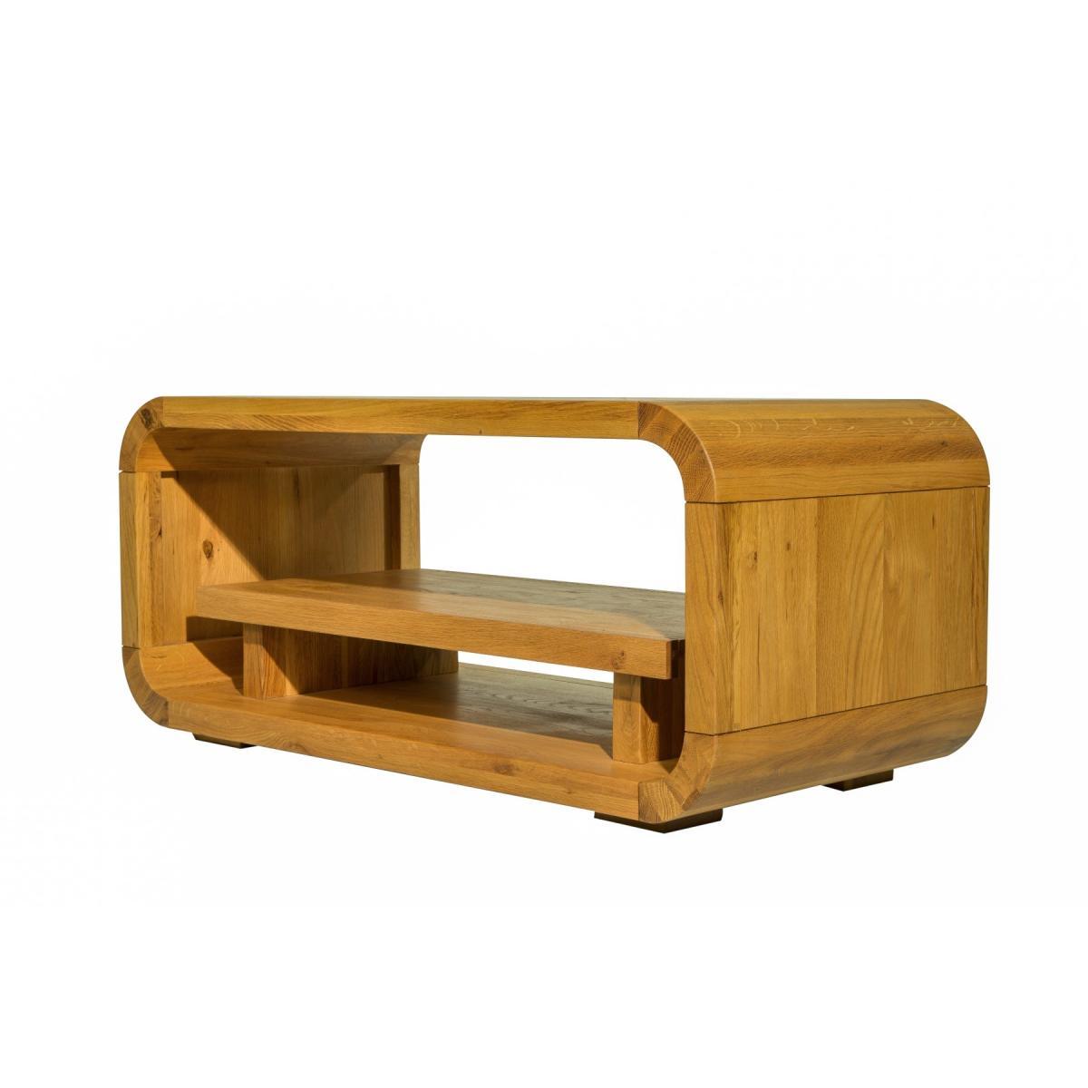 Modern Oak Living Coffee and TV Table – image 4