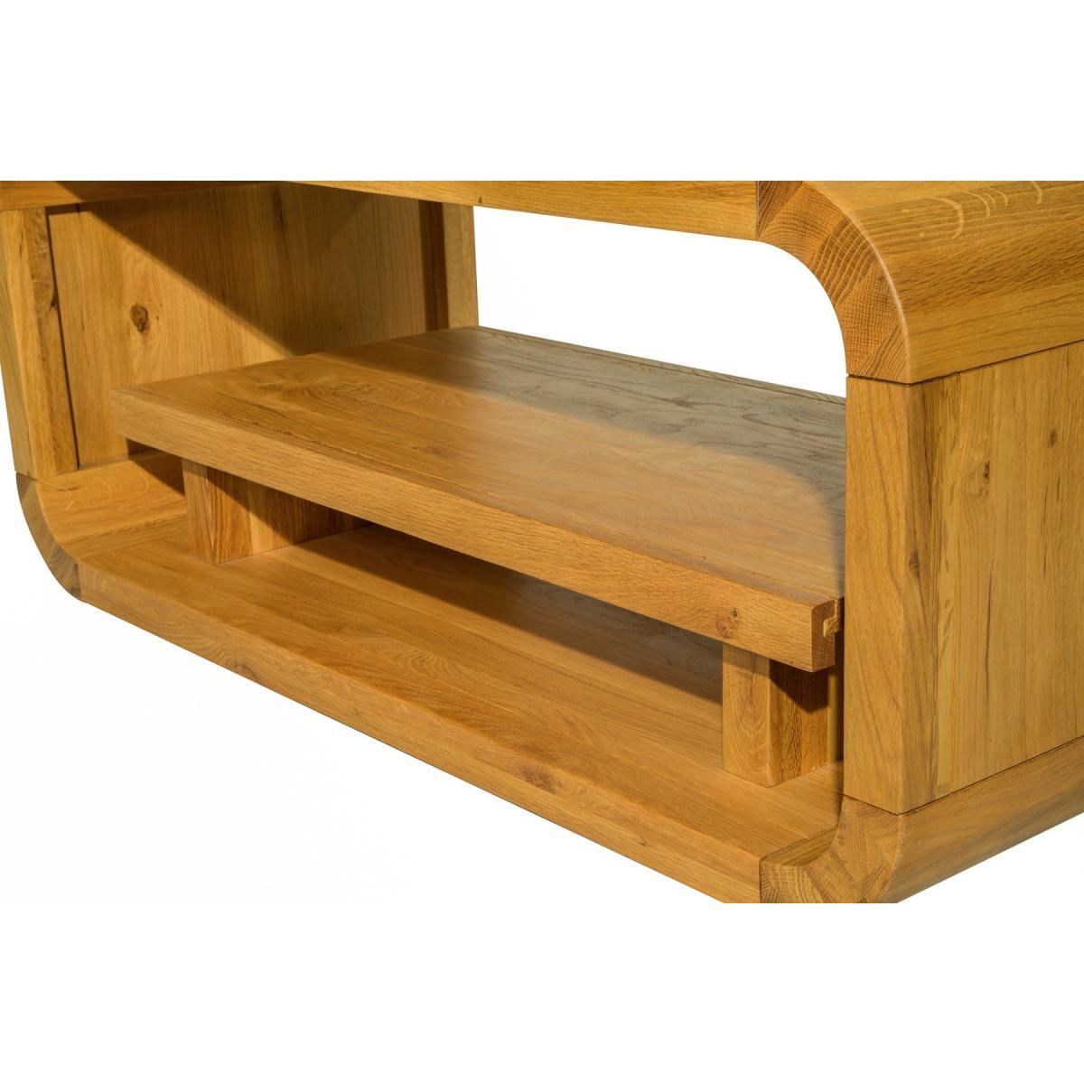 Modern Oak Living Coffee and TV Table – image 5