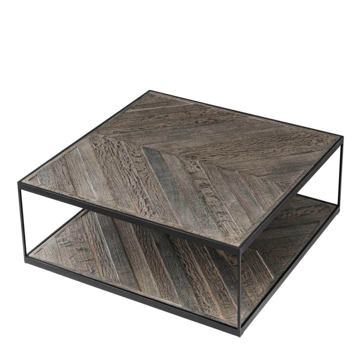 Eichholtz La Varenne Square Coffee Table in Weathered Oak – image 4