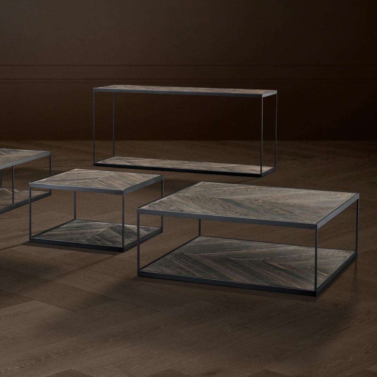 Eichholtz La Varenne Square Coffee Table in Weathered Oak – image 5