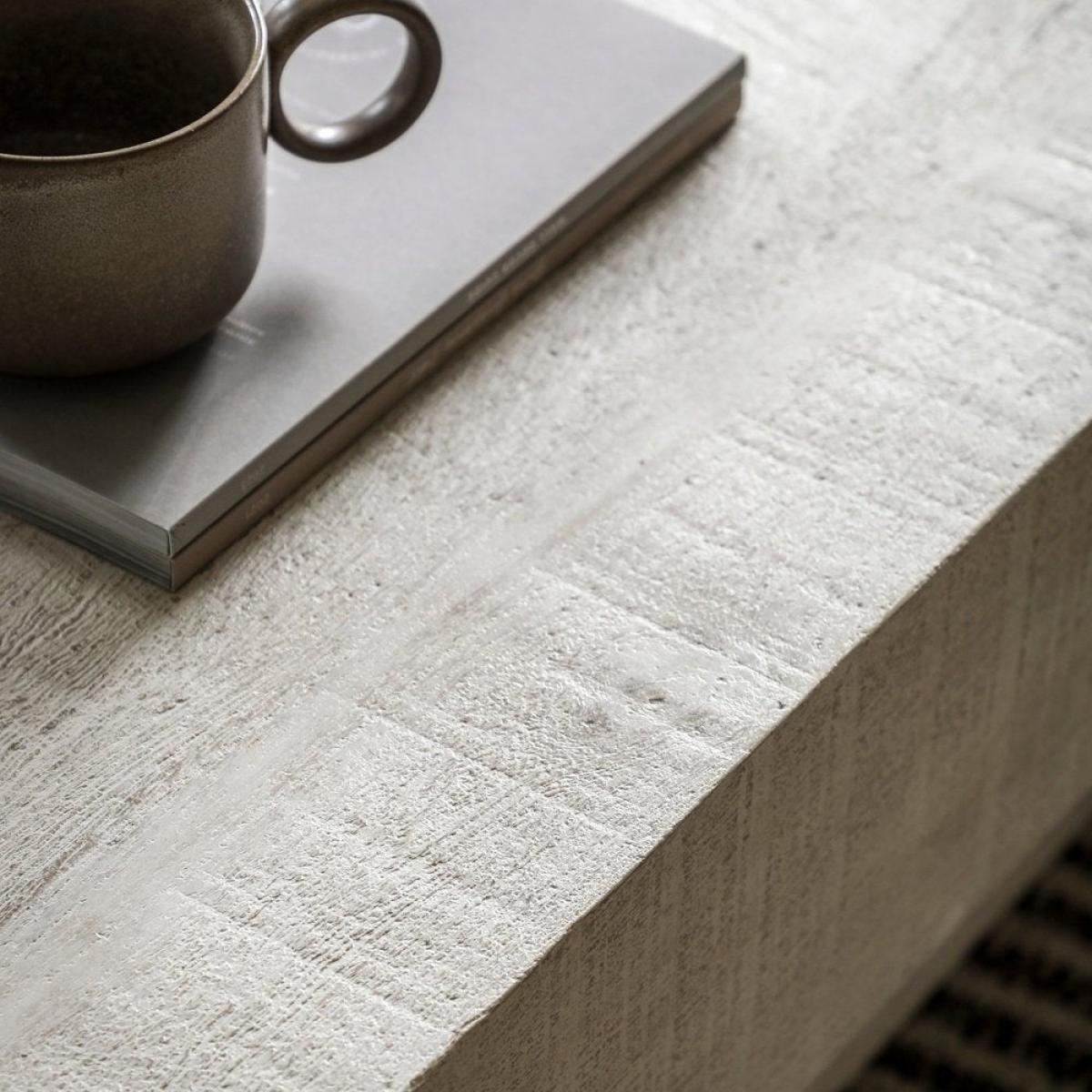Gallery Interiors Inca Coffee Table in Whitewash – image 4