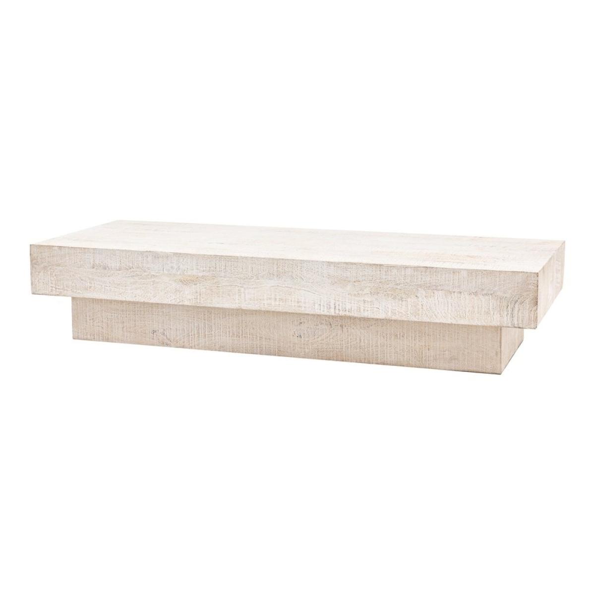 Gallery Interiors Inca Coffee Table in Whitewash – image 5