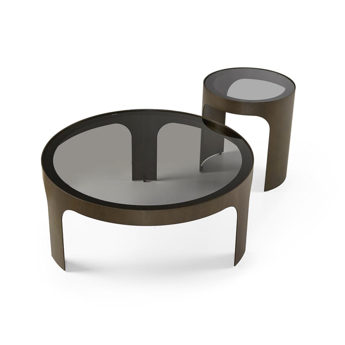 Liang & Eimil Arch Coffee Table Antique Bronze & Smoked Black – image 4