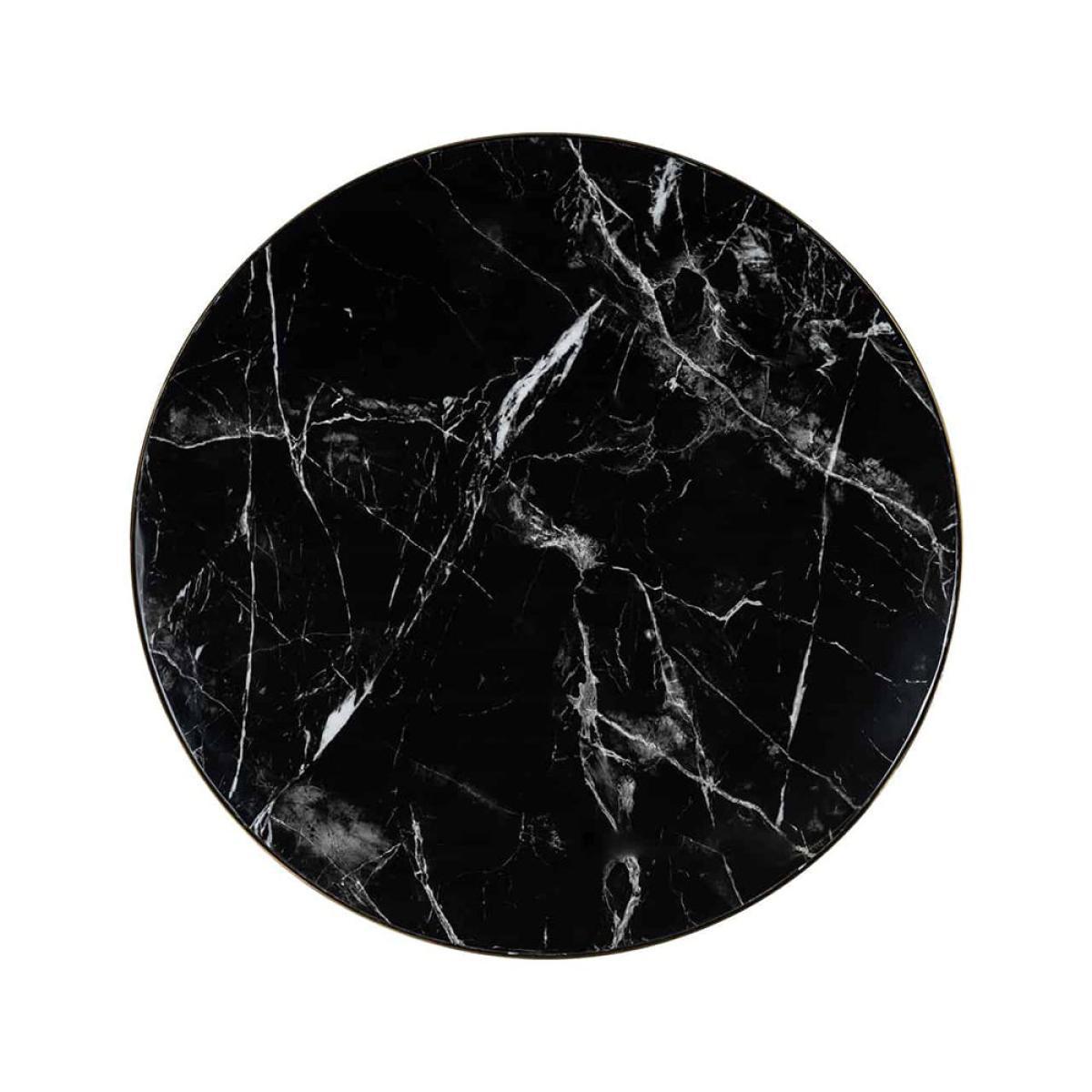 Richmond Iroca Brushed Gold And Black Coffee Table – image 2