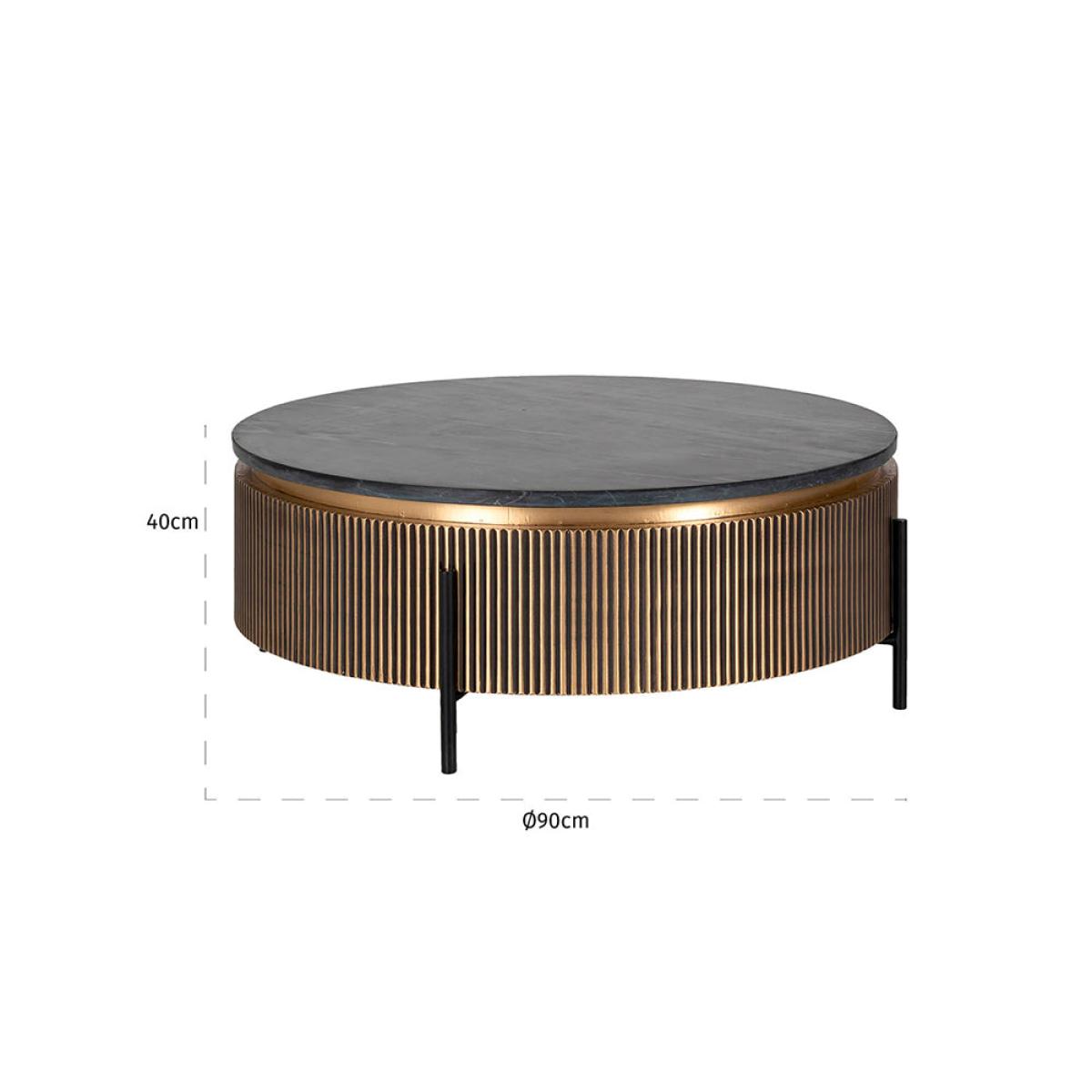 Richmond Ironville Round Coffee Table – image 3