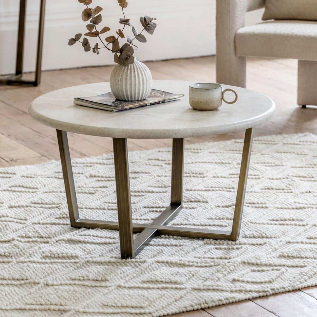 Gallery Interiors Dover Round Coffee Table – image 2
