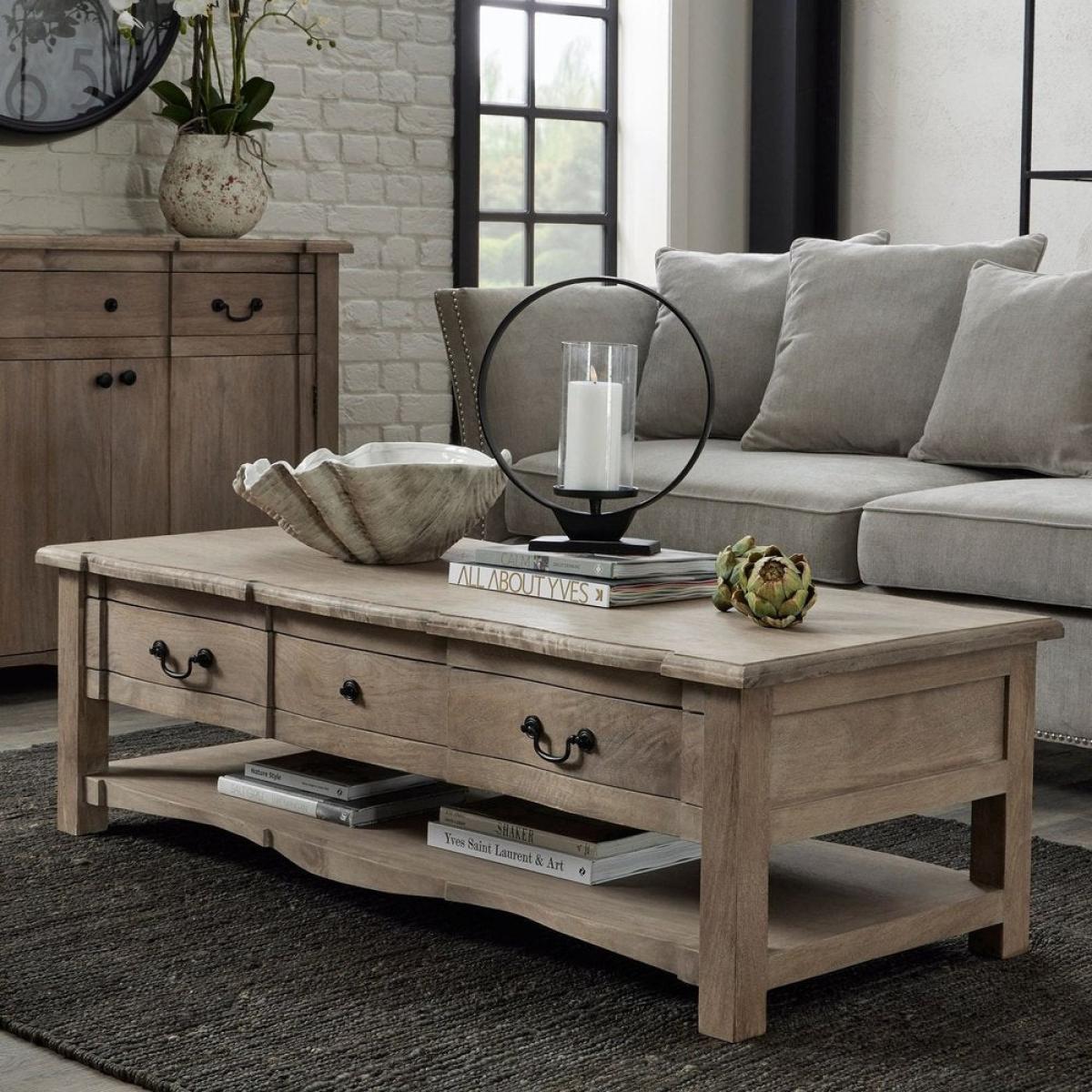 Hill Interiors Copgrove Collection 2 Drawer Coffee Table – image 5