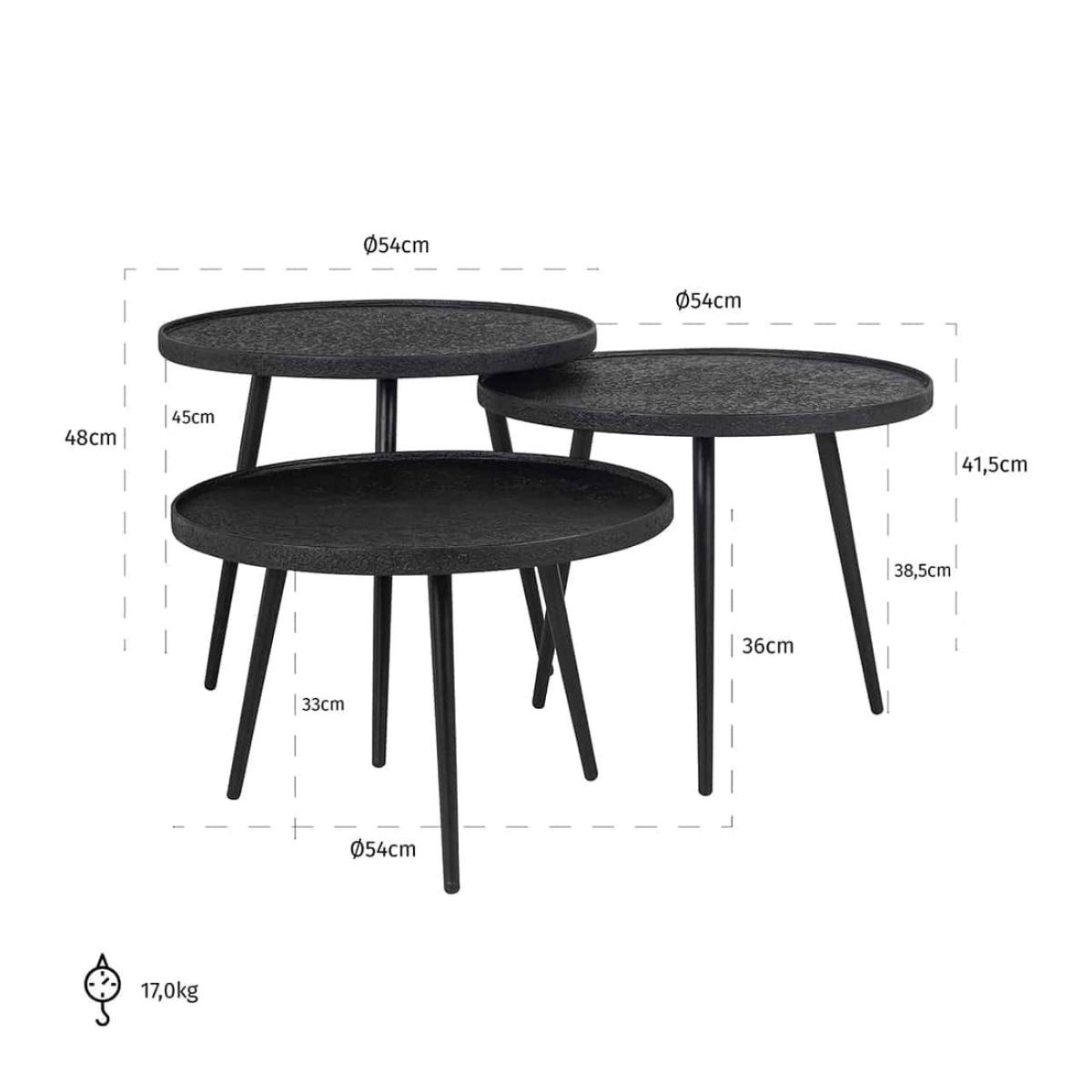 Richmond Oxford Set of 3 Coffee Table – image 3
