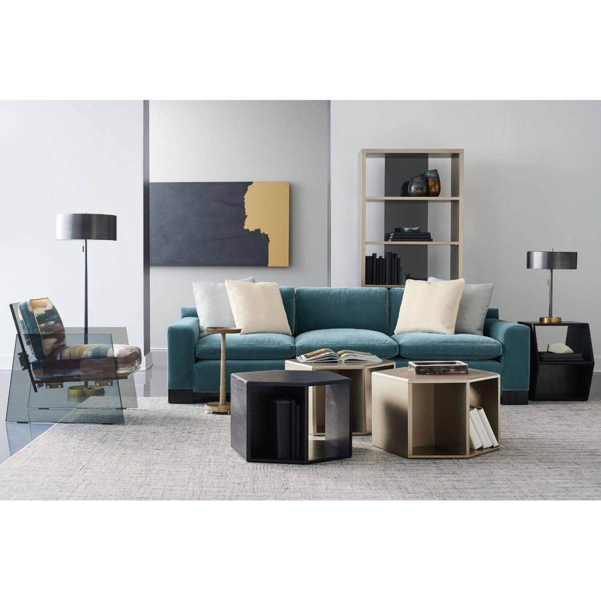 Caracole Modern Remix Hexagon End/Coffee Table In Black – image 4