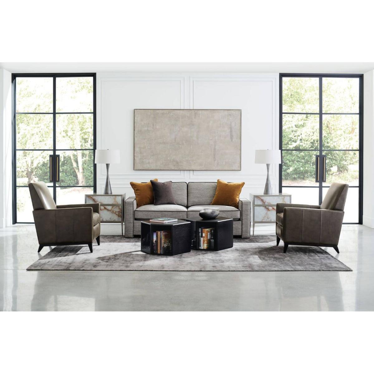 Caracole Modern Remix Hexagon End/Coffee Table In Black – image 5