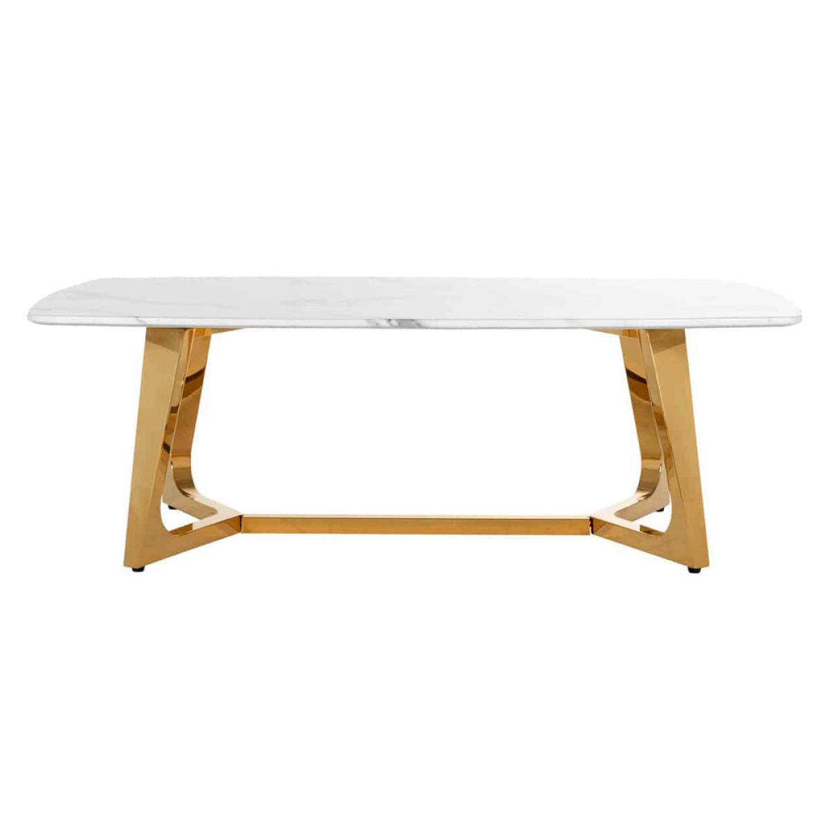 Richmond Dynasty Gold And White Coffee Table – image 4