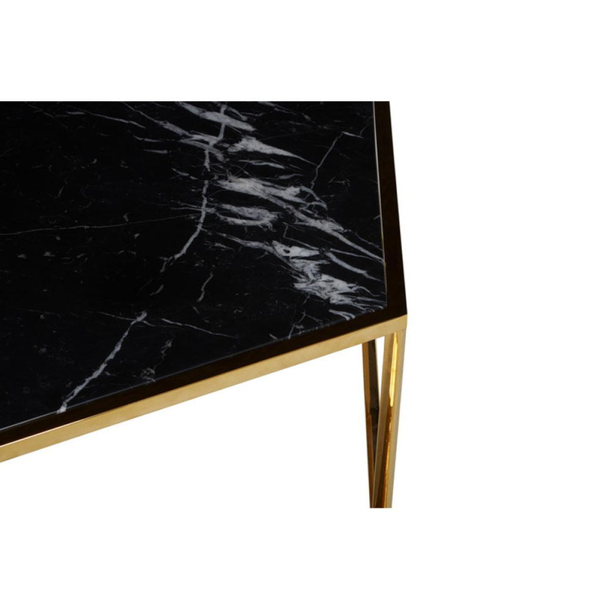 Olivia's Piper Hexagon Gold Coffee Table – image 3