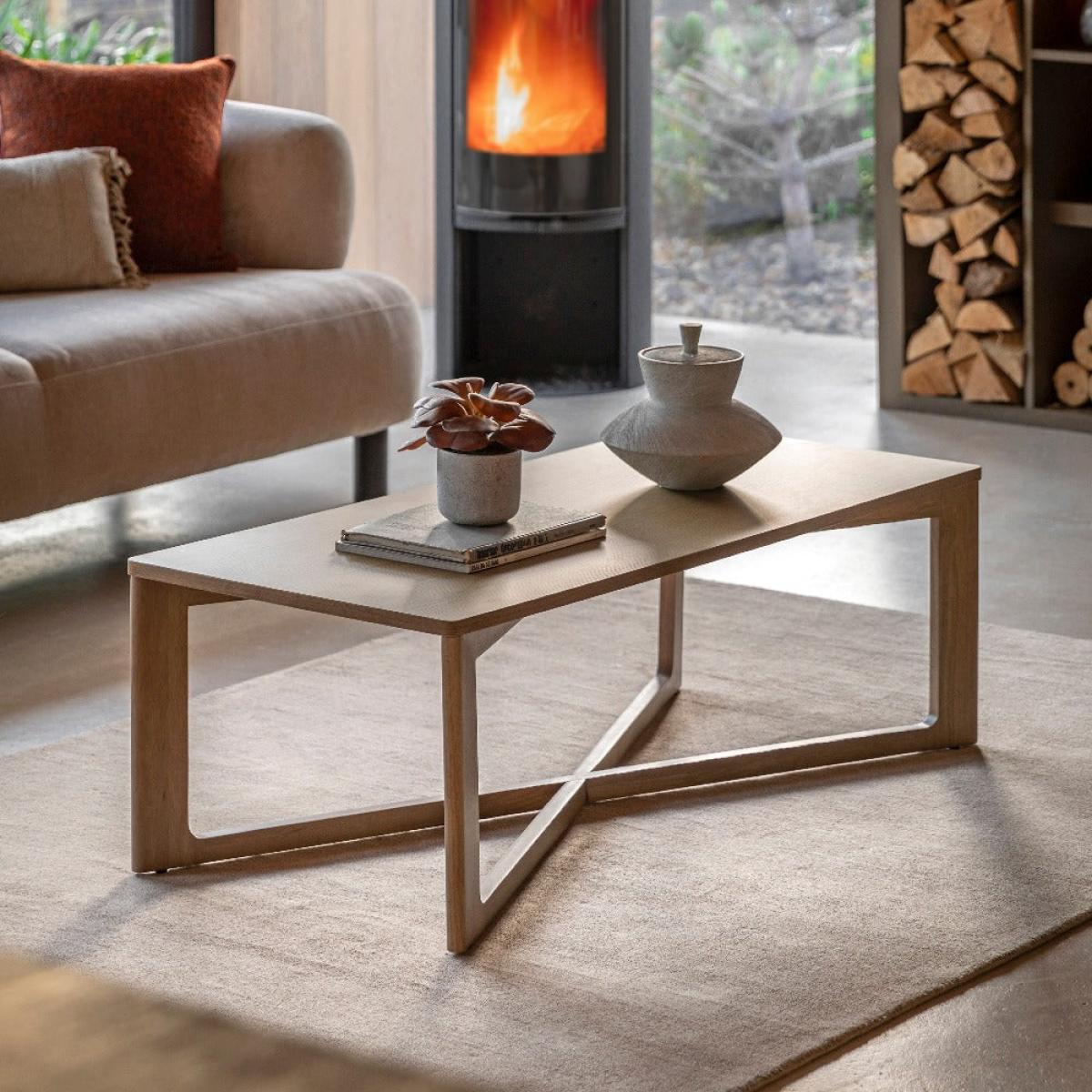 Gallery Interiors Panelled Coffee Table – image 2