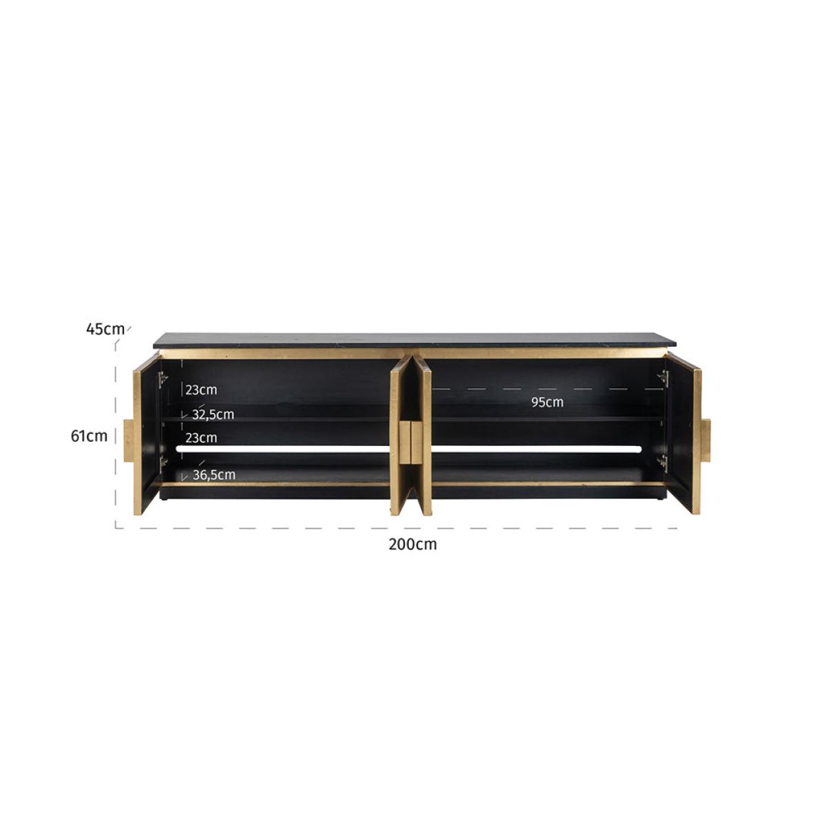 Richmond Ironville 4 Door TV-Unit – image 4