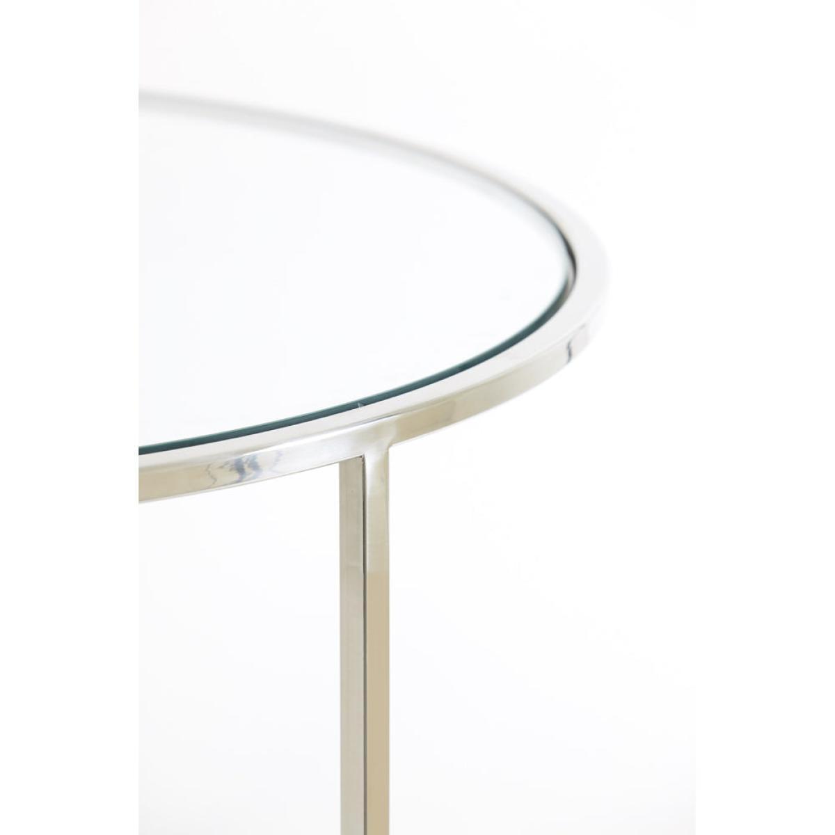 Light & Living Duarte Coffee Table Nickel And Glass Set of 2 – image 9