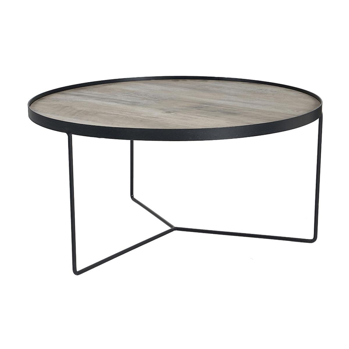 Olivia's Brook Brown Wood Veneer Coffee Table – image 3