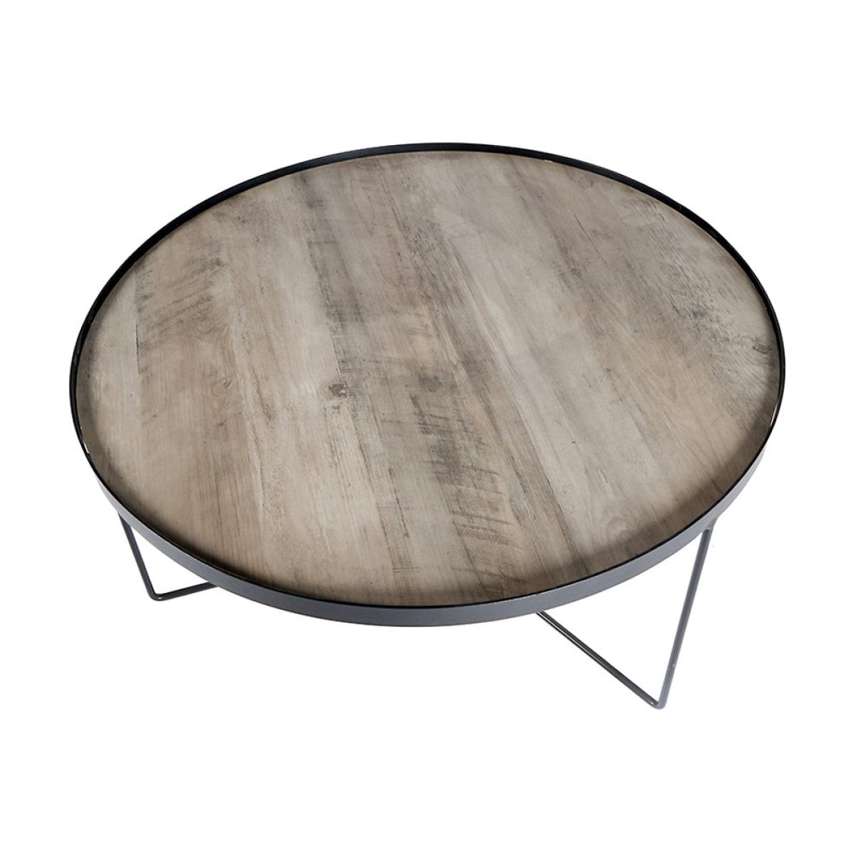 Olivia's Brook Brown Wood Veneer Coffee Table – image 4