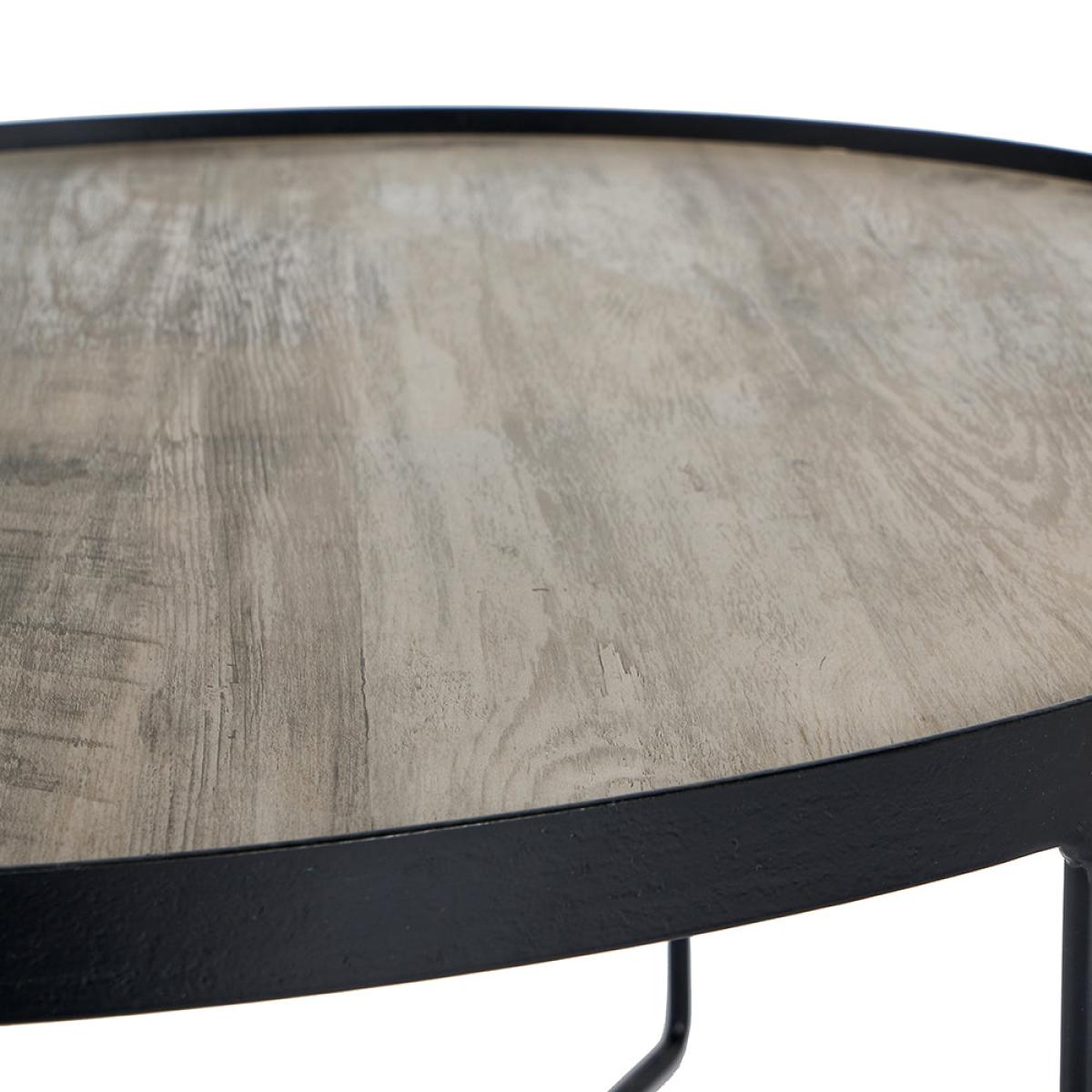Olivia's Brook Brown Wood Veneer Coffee Table – image 6