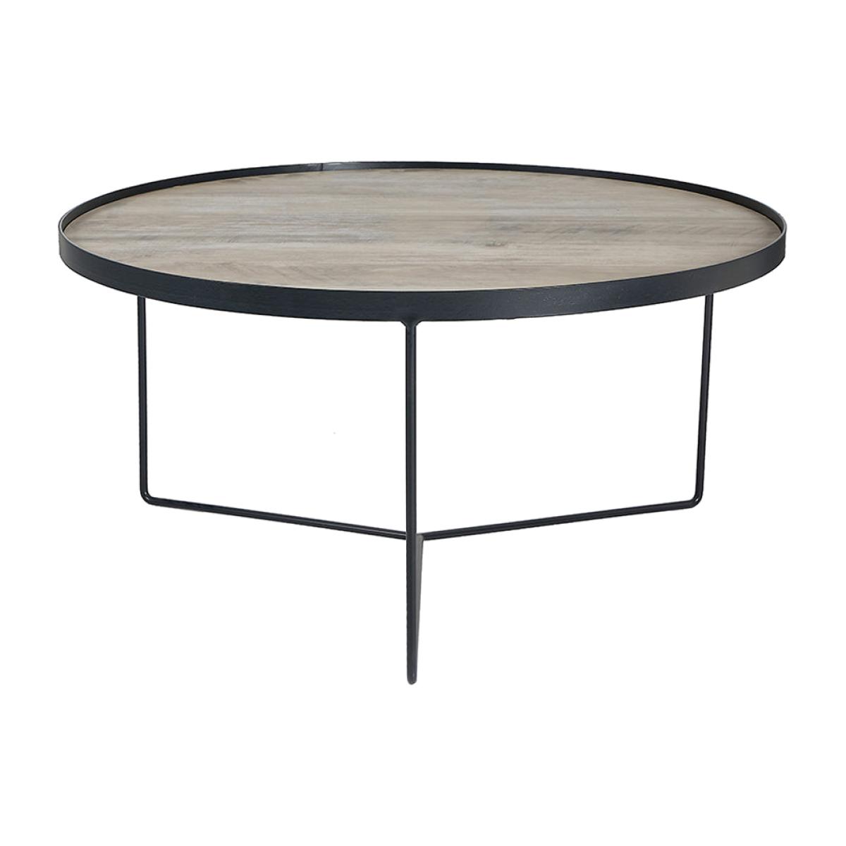 Olivia's Brook Brown Wood Veneer Coffee Table – image 1