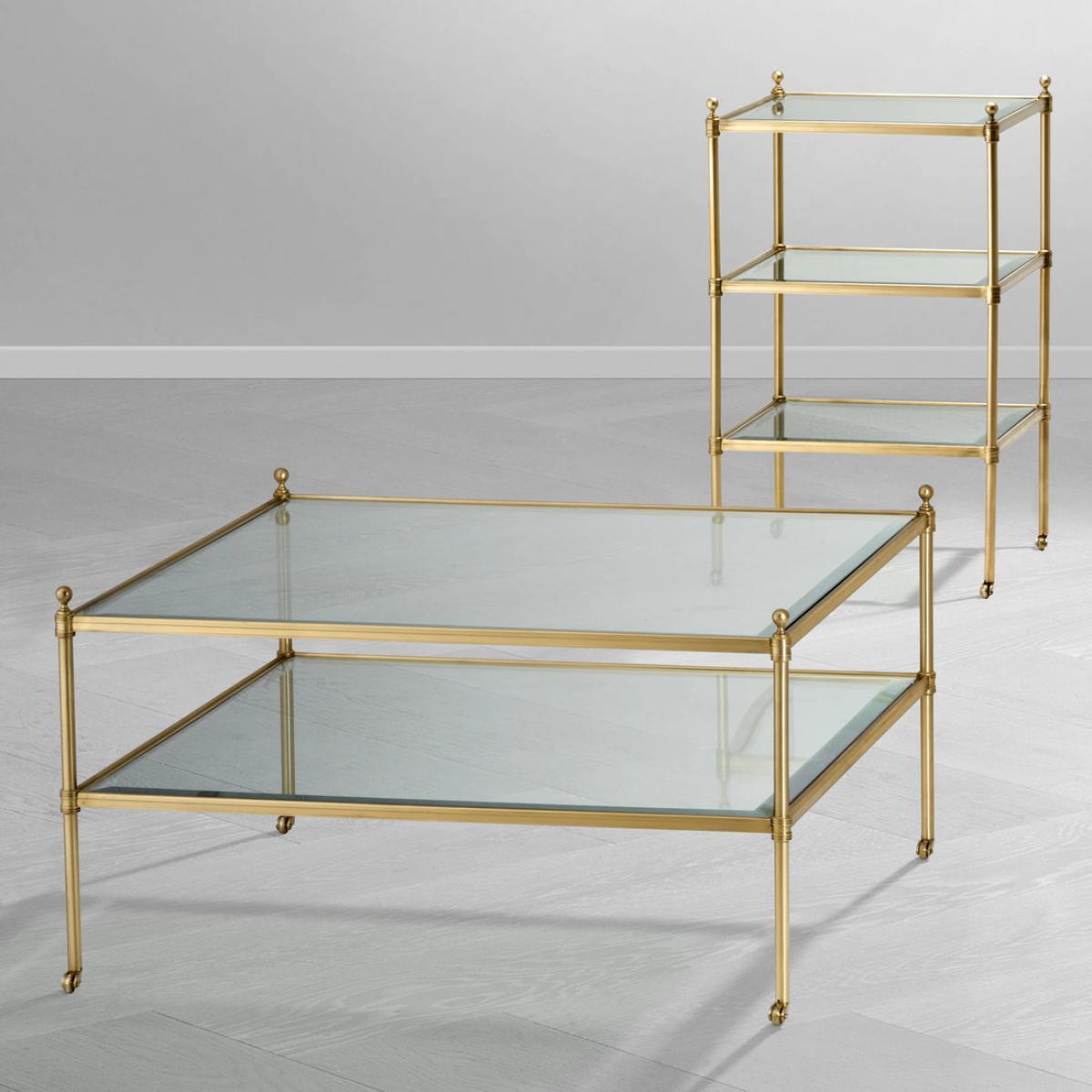 Eichholtz Aubrey Coffee Table in Aged Brass Finish – image 2