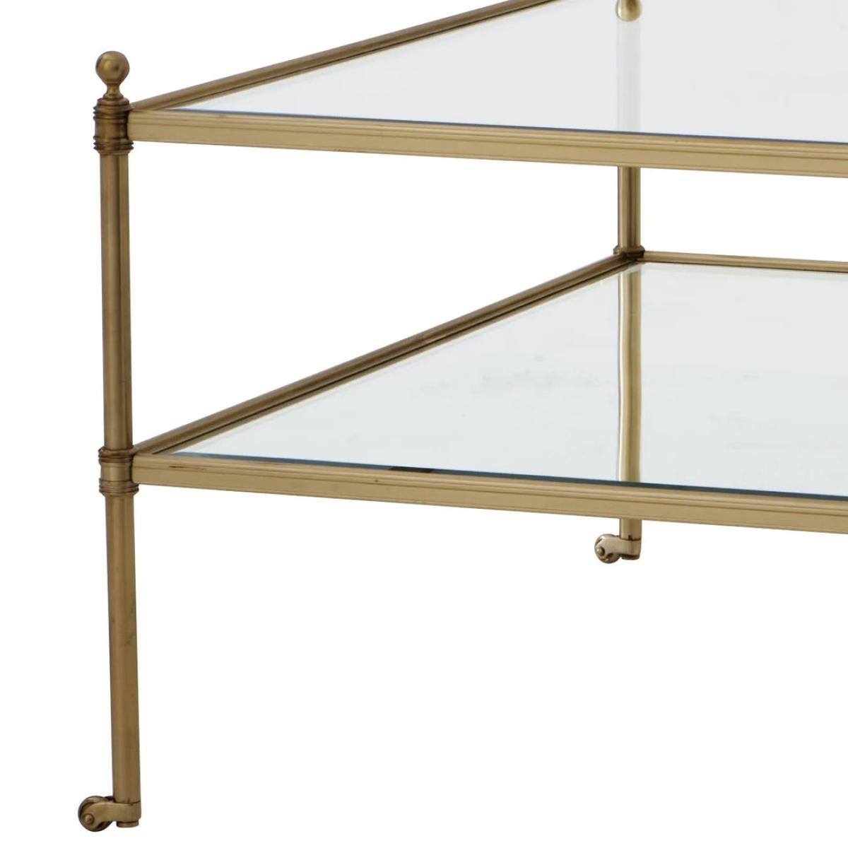 Eichholtz Aubrey Coffee Table in Aged Brass Finish – image 3