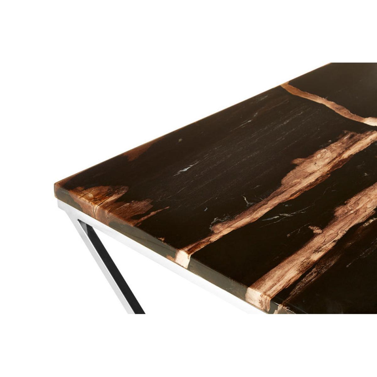 Olivia's Dark Petrified, Parallel Base Coffee Table – image 2