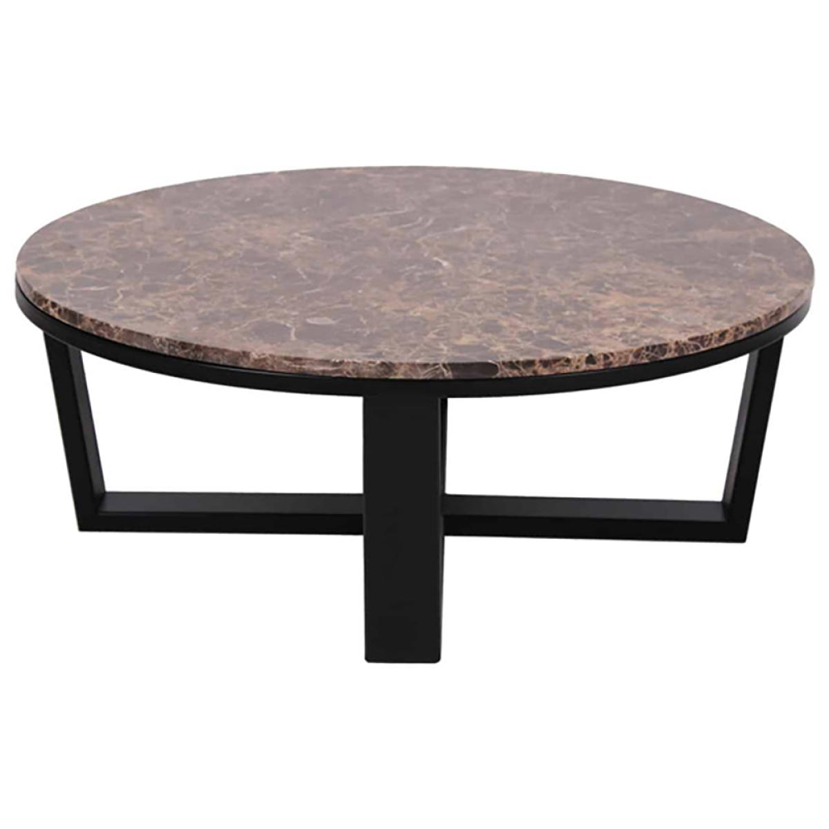 Richmond Dalton Brown Round Coffee Table – image 5